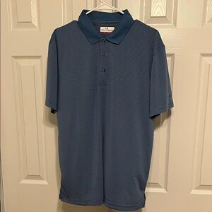 Grand Slam Navy Striped Polo Shirt